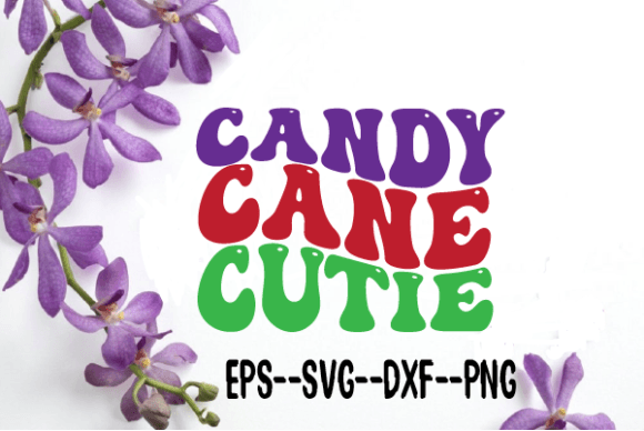 Candy Cane Cutie Christmas Wavy Svg Review