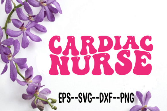 Cardiac Nurse New Wavy Retro Svg Embroidery Design Review