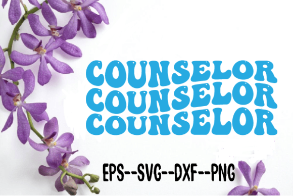 Counselor New Wavy Retro SVG: A Design with Timeless Appeal