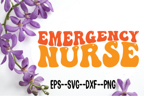 Emergency Nurse New Wavy Retro Svg: A Designer’s Perspective