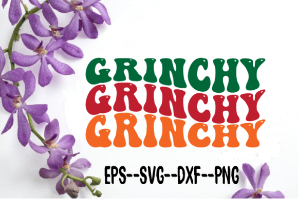 Grinchy Christmas Retro Wavy Svg Review