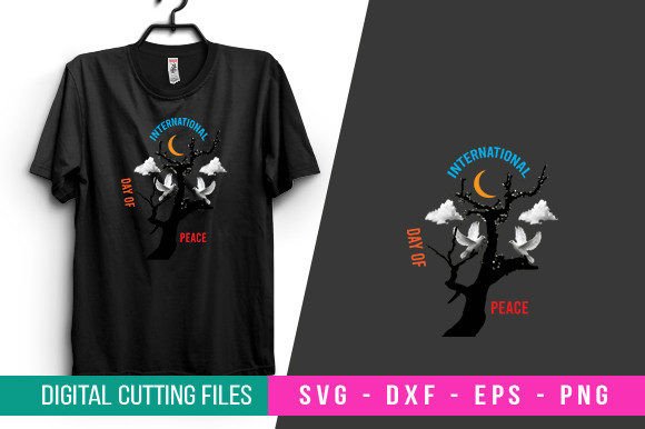 Internation Day of Peace SVG T-Shirt Design Review