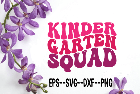 Kindergarten Squad New Wavy Retro Svg Review