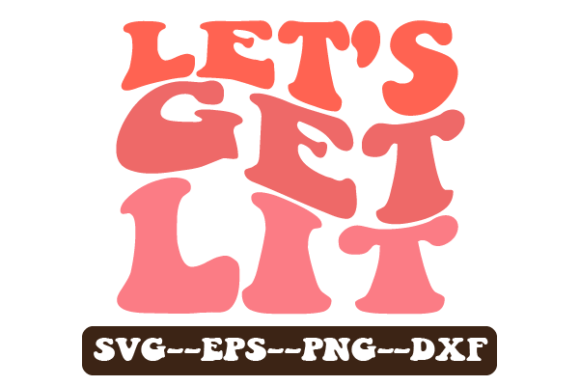 Let s Get Lit Hanukkah Retro Wavy Svg Review