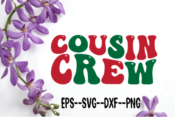 Reviewing Cousin CREW Christmas Retro Wavy Svg