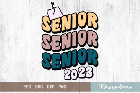 Senior 2023 Retro Sublimation Tee SVG Review