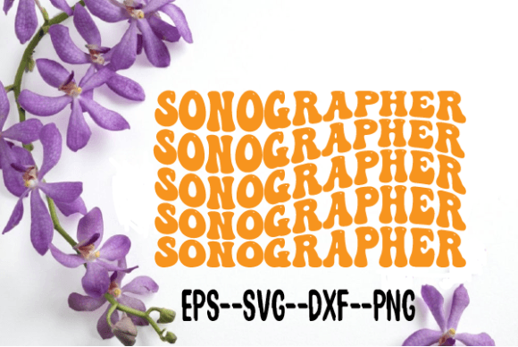 Sonographer. New Wavy Retro Svg Review