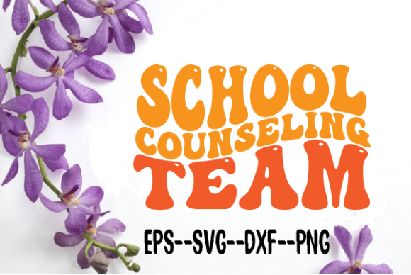 Wavy Retro SVG for School Counselling Projects